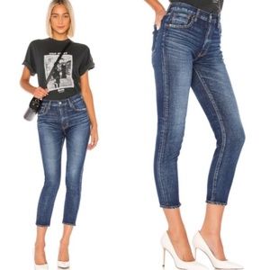 Moussy Vintage Cameron Skinny Jean in Dark Blue - Size 28